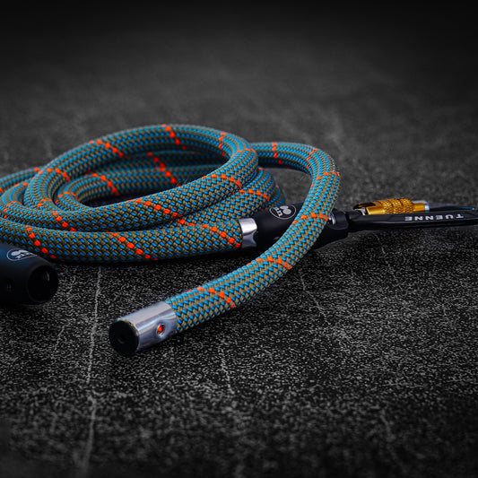 Customizable Blue climbing rope leash