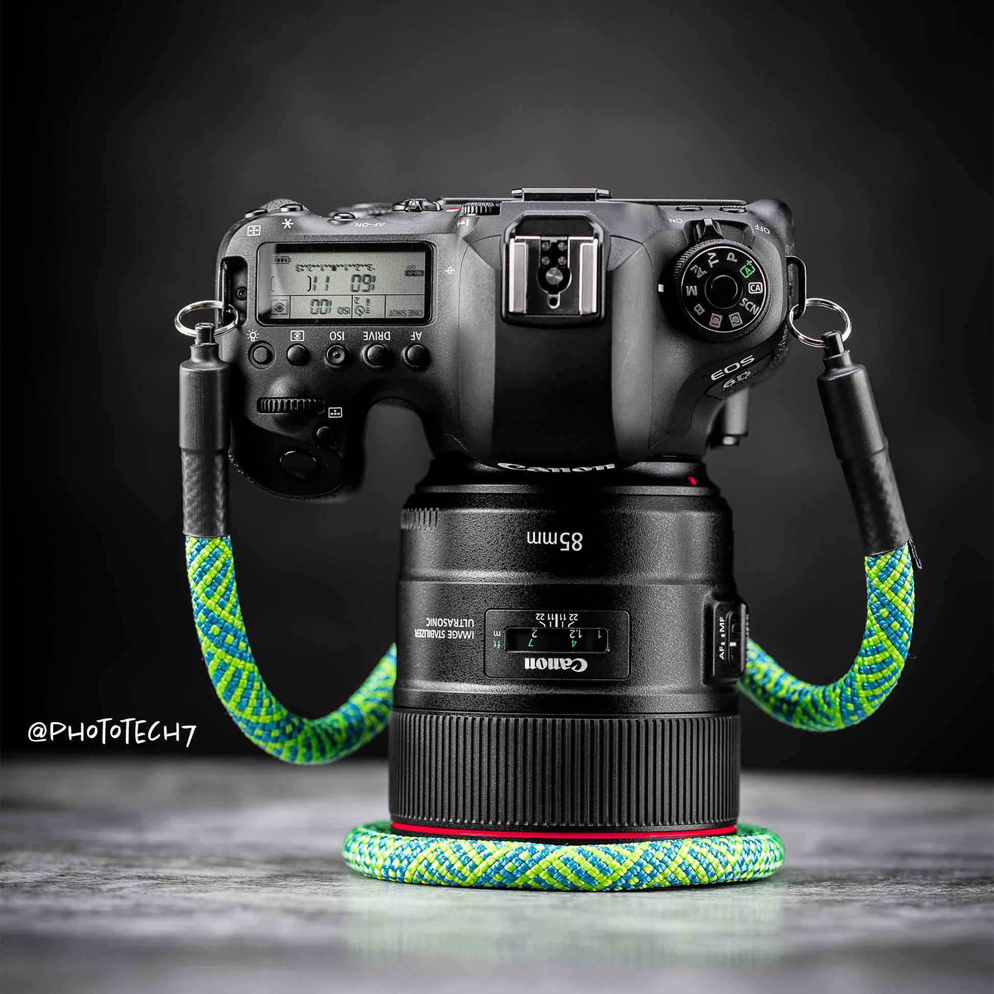 camera strap climbing rope
