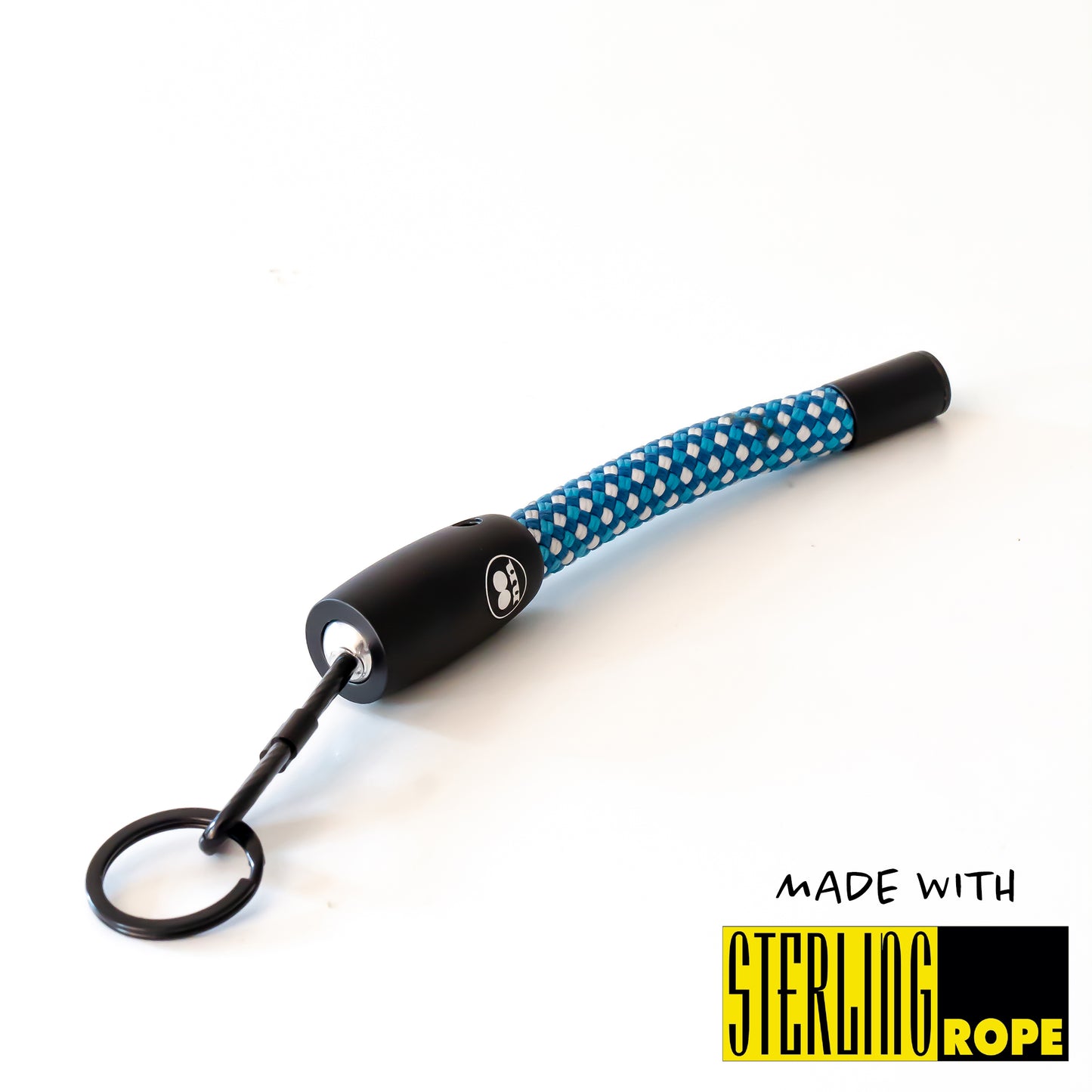 Yellowstone Blue Rope Keychain with CNC Black aluminum components – Tuenne