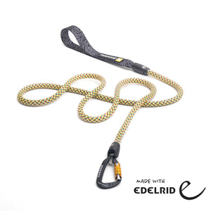 tuenne climbing rope dog leash with swivel and carabiner 