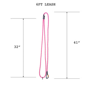 cross body rope leash sling carabiner