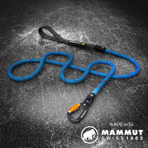 Close-Up of Marine Dog Leash – Modular Aluminum Hardware and Braided Climbing Rope