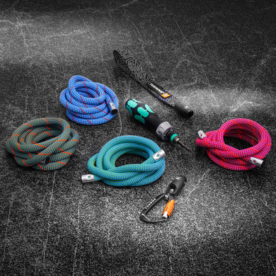 Customizable rope dog leash by Tuenne in multiple colors