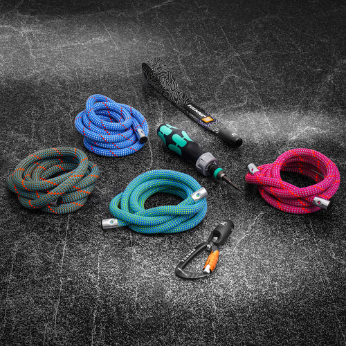 Customizable rope dog leash by Tuenne in multiple colors