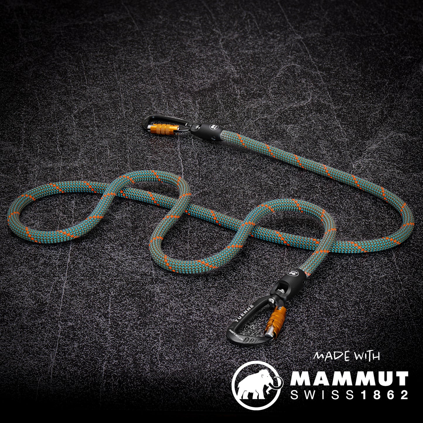 Double-ended rope dog leash by Tuenne