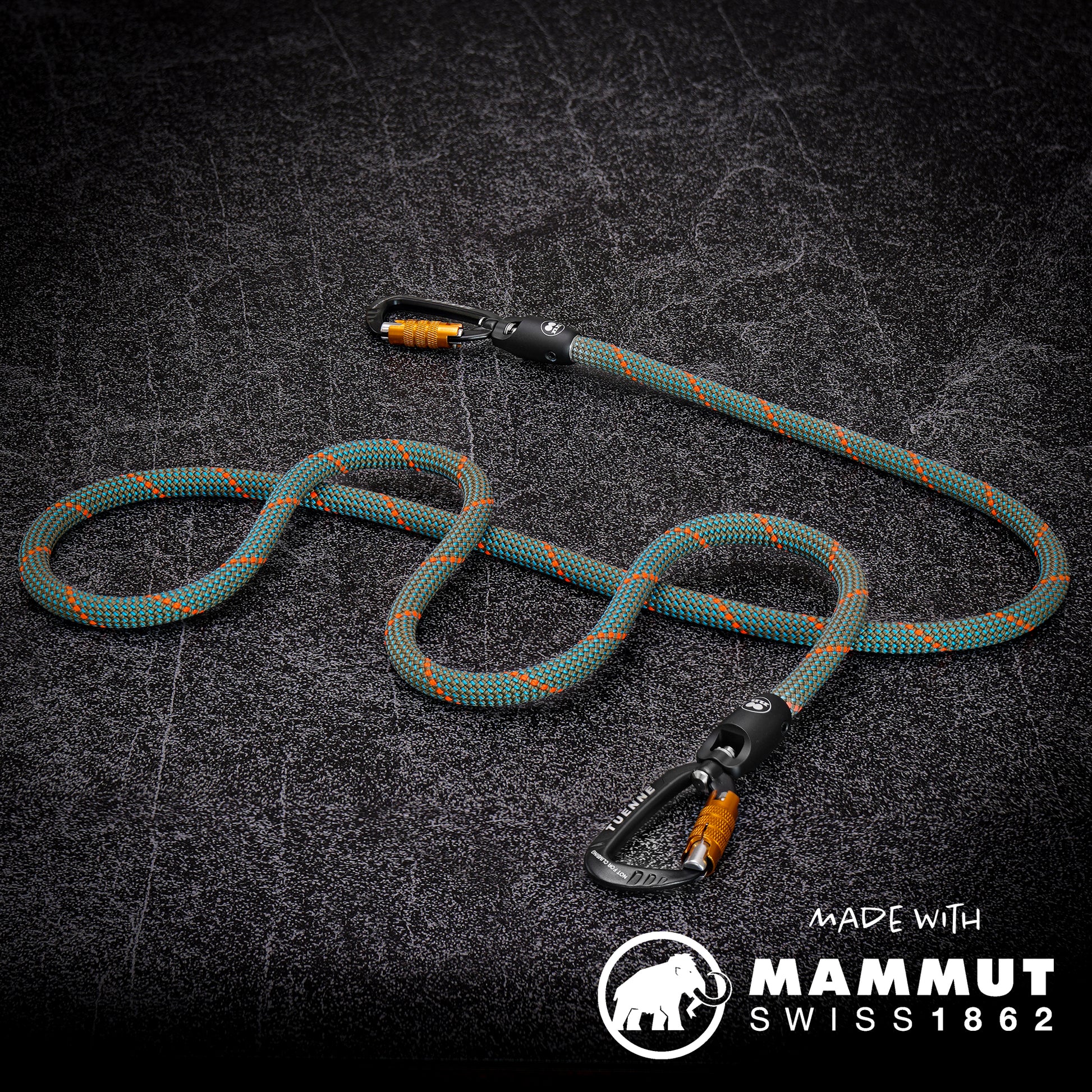 Double-ended rope dog leash by Tuenne