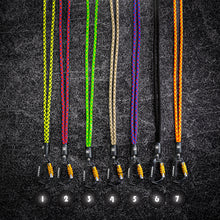 Tuenne rope lanyard color options with labeled guide to help choose your favorite
