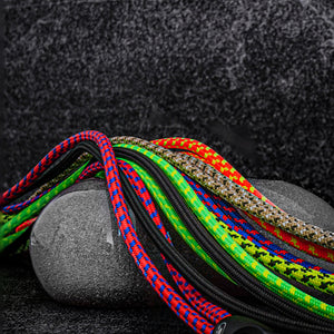Group of Tuenne rope lanyards in various colours displayed together