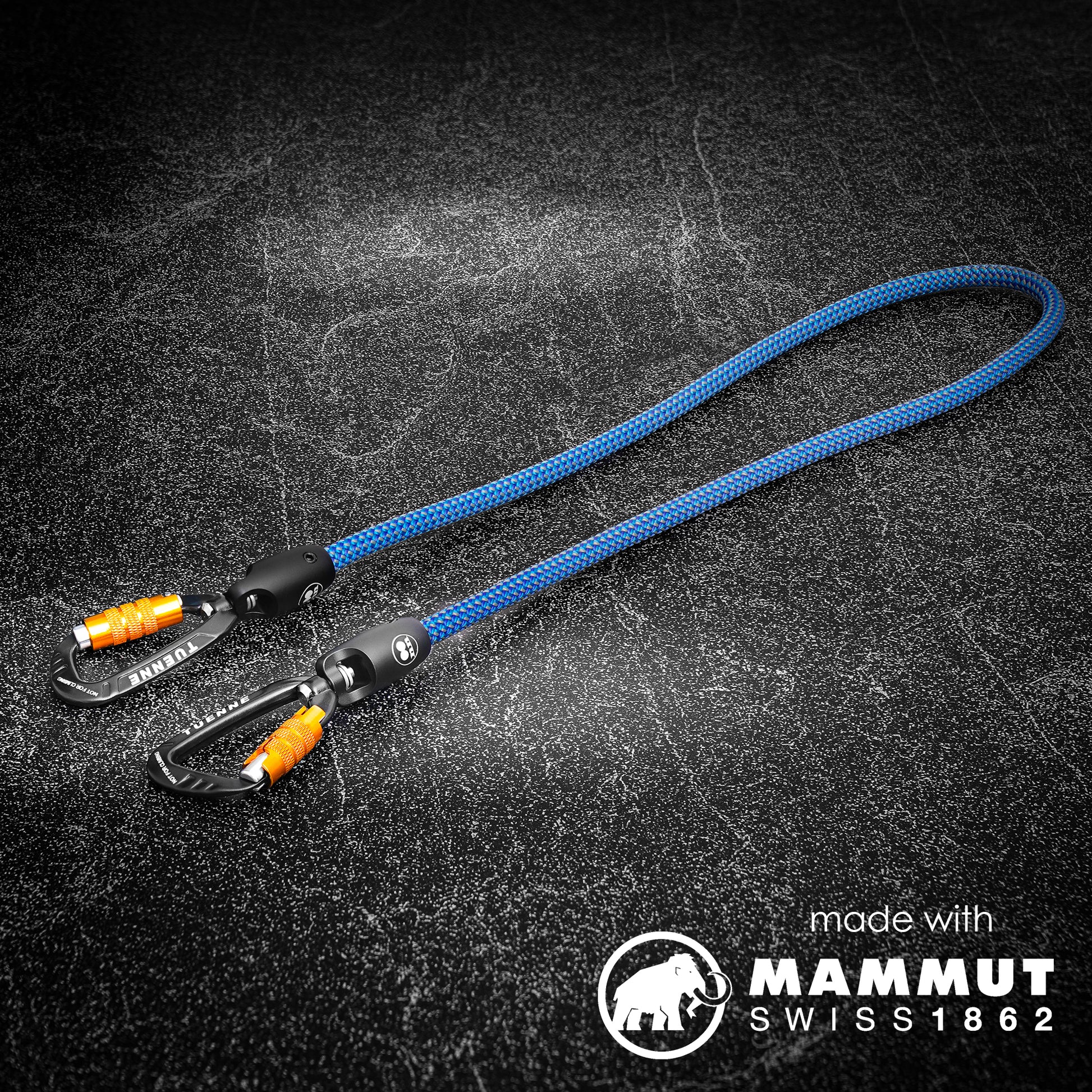 Tuenne phone and gear lanyard marine blue