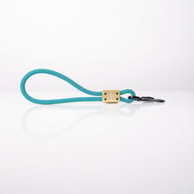 SEND-IT Mini Traffic Dog Leash by Tuenne blue gold carabiner