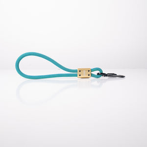 SEND-IT Mini Traffic Dog Leash by Tuenne blue gold carabiner