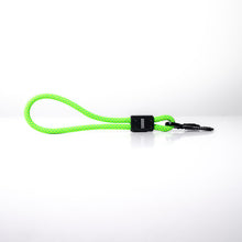 SEND-IT Mini Traffic Dog Leash by Tuenne neon green black carbiner