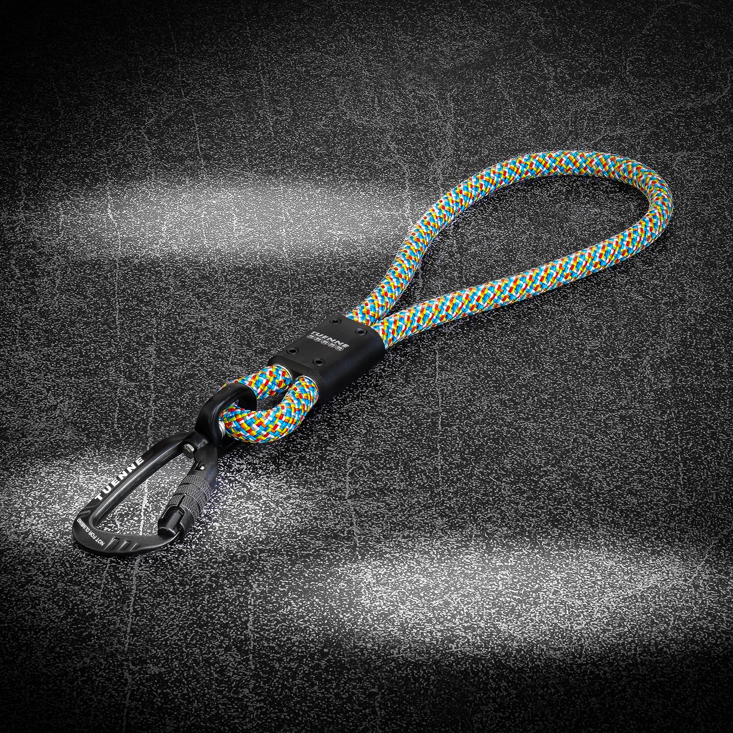 Auto-Locking Carabiner on SEND-IT Mini Dog Leash Multi Color