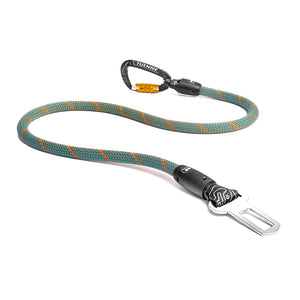 Tuenne Stay-Put Car Dog Seatbelt with climbing rope and carabiner