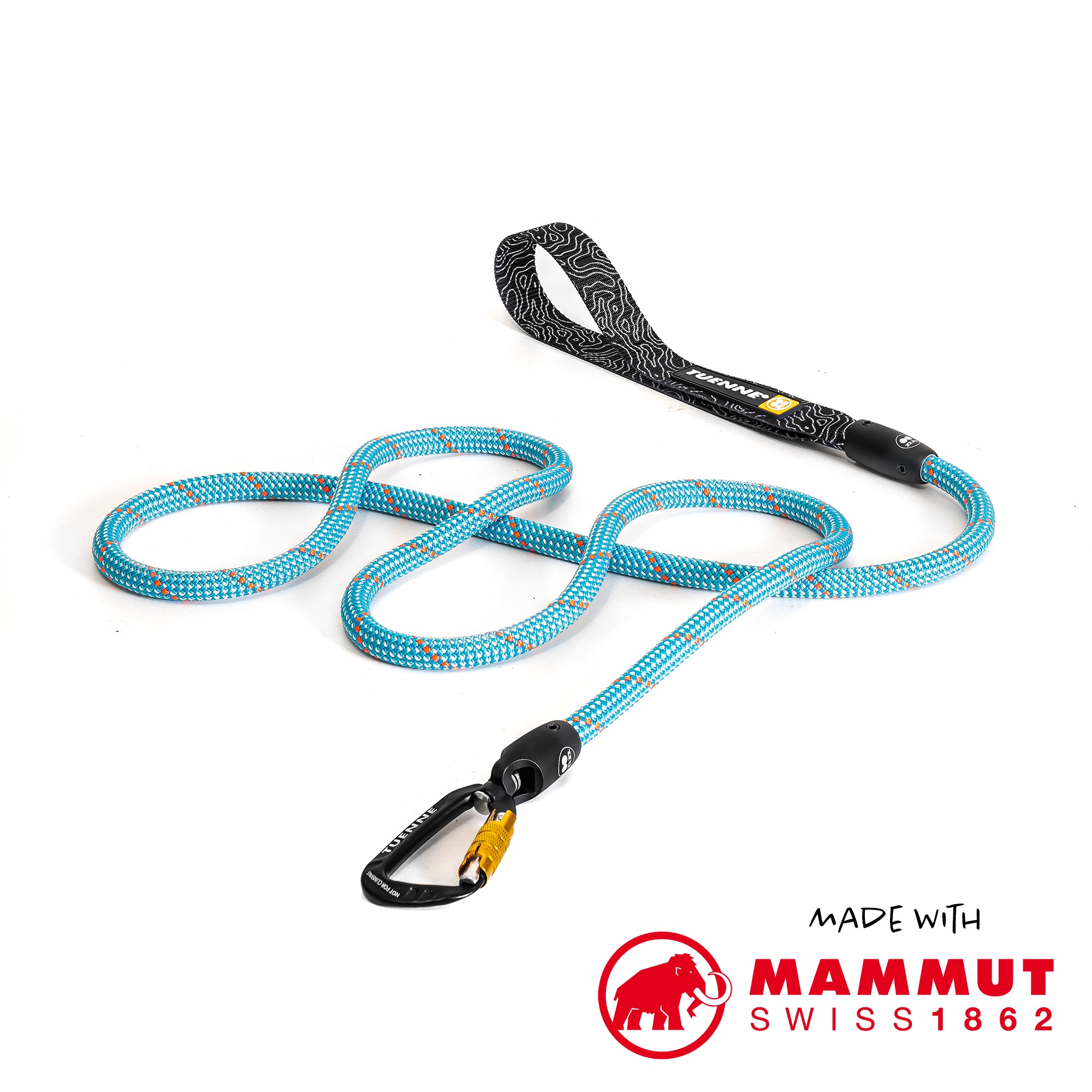 Leash with locking sales carabiner