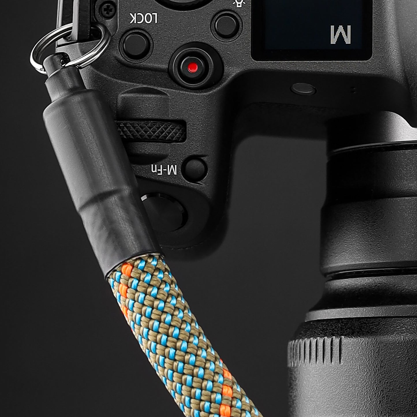 mamma climbing rope camera strap