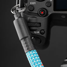 blue climbing rope camera strap tuenne