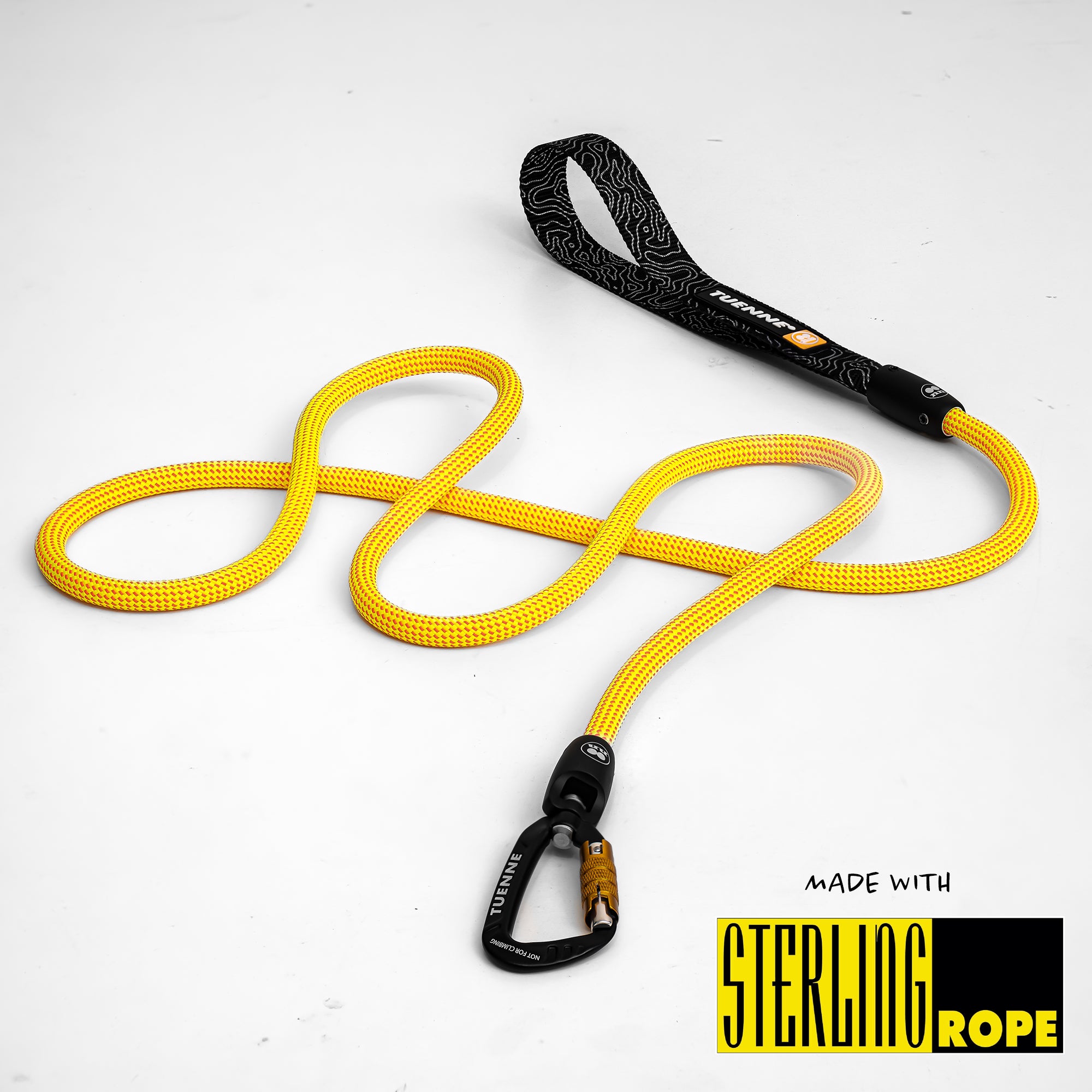 Climbing Rope Dog Leash With Auto-Locking Carabiner – Tuenne