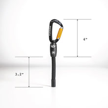 carabiner rope keychain