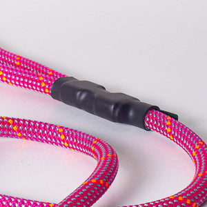 Close-up of pink Norte leash