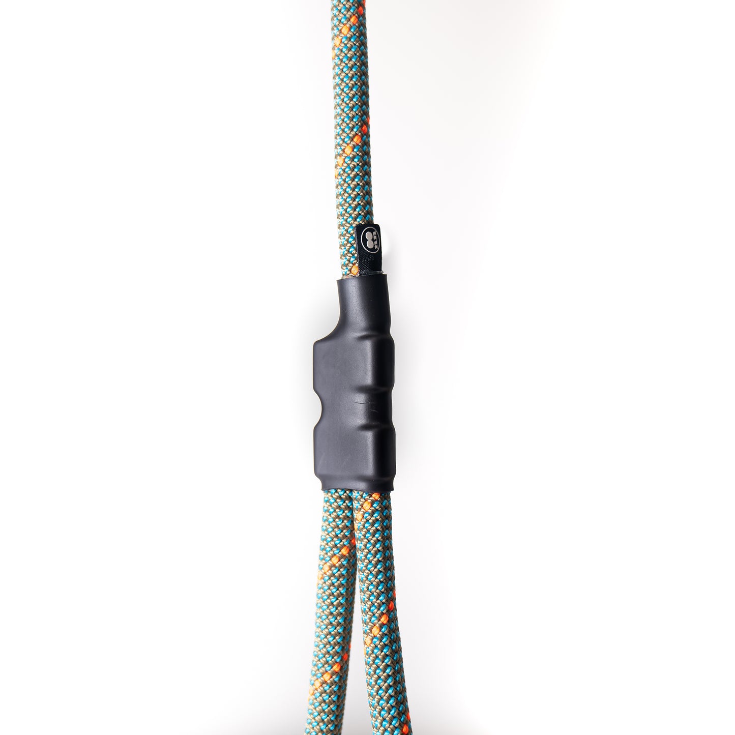 Modular climbing rope leash with replaceable parts