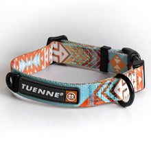 Tuenne Southwest dog collar with original sublimated artwork and Duraflex buckle