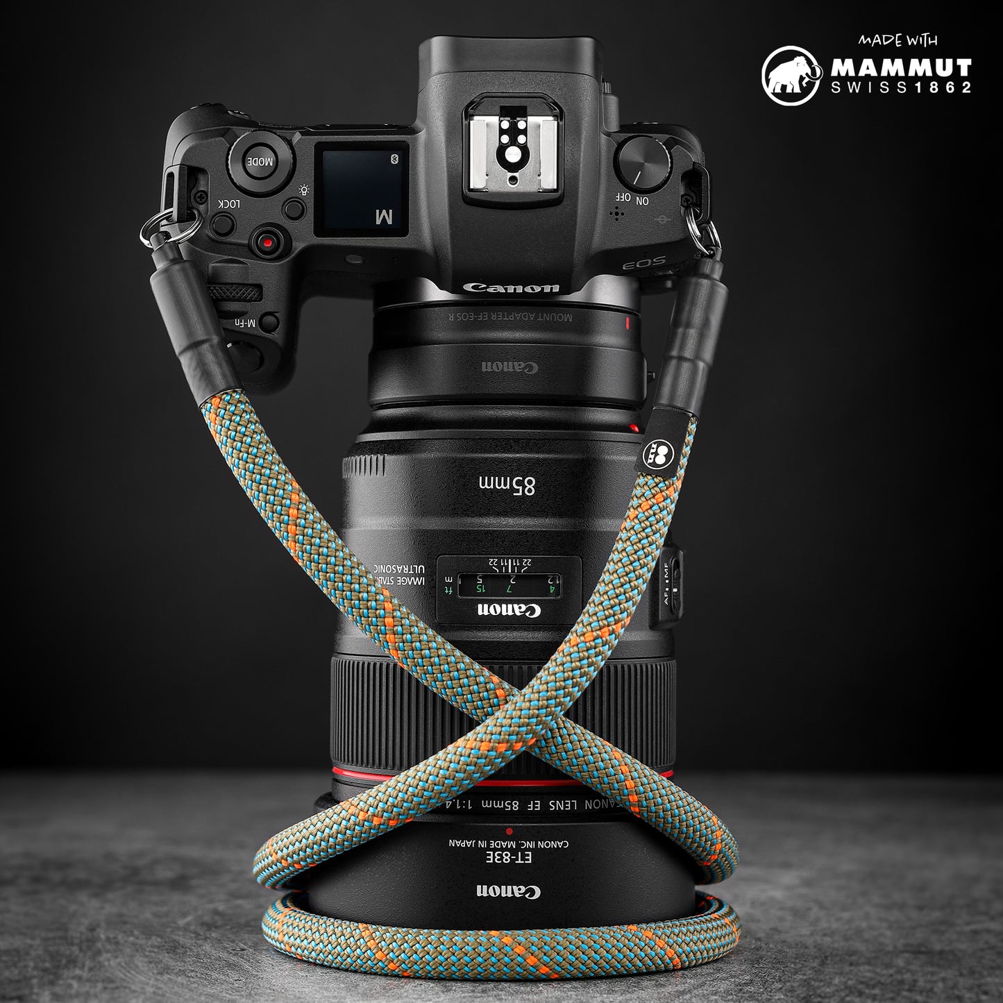 mamma climbing rope camera strap