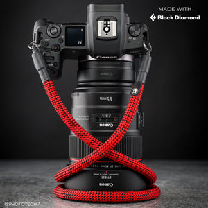 climbing rope camera strap 